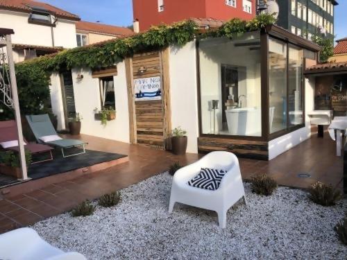 BrensMar No Camino Terraza Banera Con Vista Al Mar别墅 外观 照片